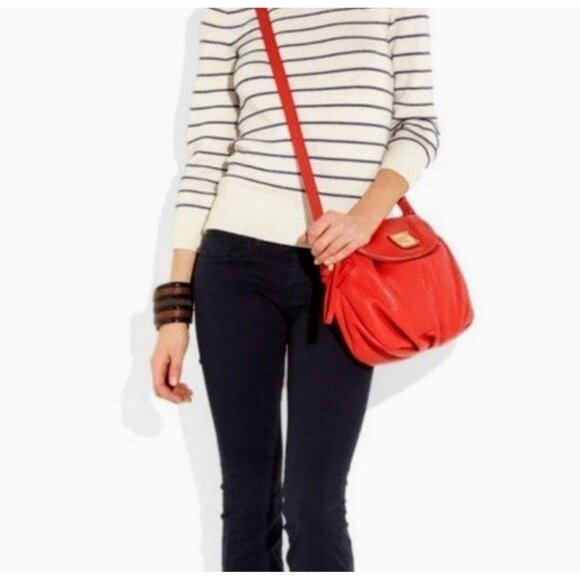 marc by marc jacobs classic q natasha crossbody purse neon yellow used - Picture 10 of 11